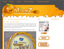 Tablet Screenshot of miamz.fr